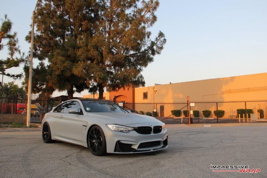  BMW M4 Coupe Battleship Gray by Impressive Wrap 2016 года  (фото 8 из 8)